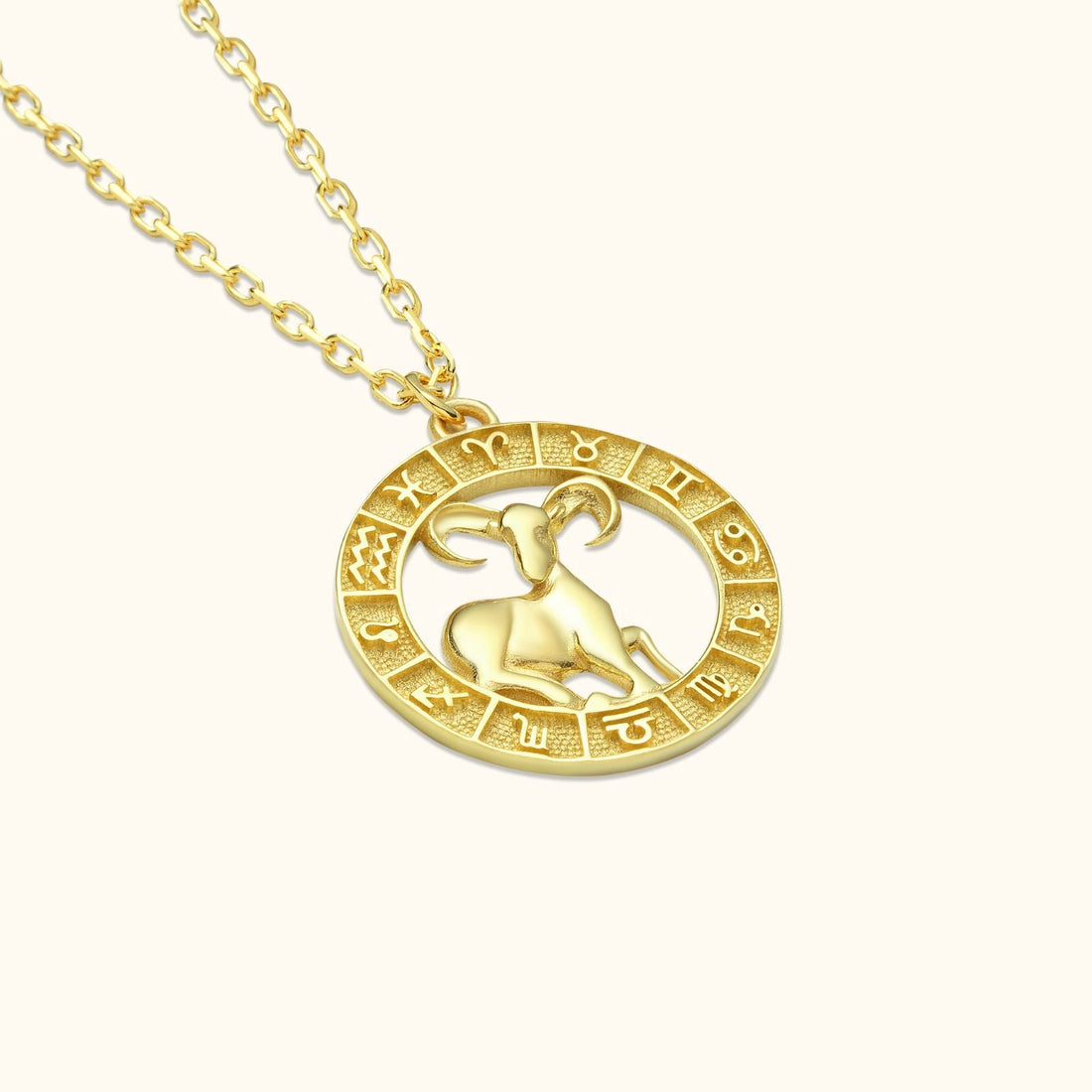 925 Sterling Silver Zodiac Coin Necklace - Dainty Personalized Jewelry | Custom Necklaces & Gifts