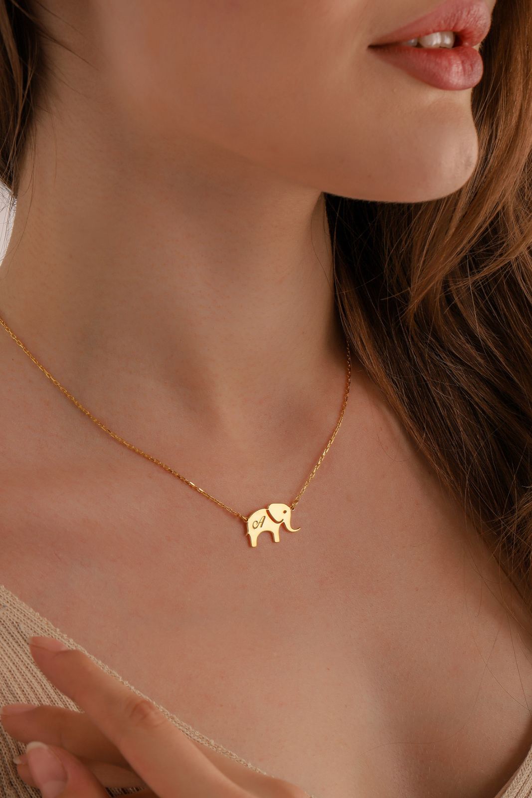 Custom Elephant Necklace - Dainty Personalized Jewelry | Custom Necklaces & Gifts