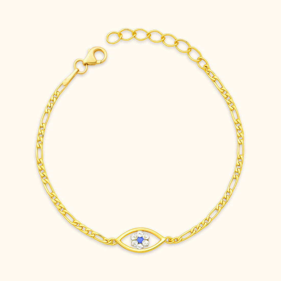 Elegant Sterling Silver Evil Eye Bracelet - Dainty Personalized Jewelry | Custom Necklaces & Gifts