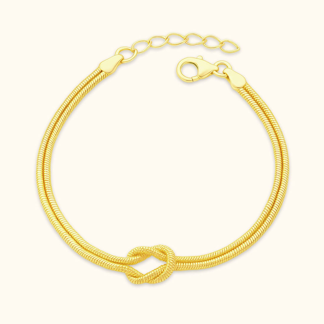 Elegant Sterling Silver Love Knot Bracelet - Dainty Personalized Jewelry | Custom Necklaces & Gifts