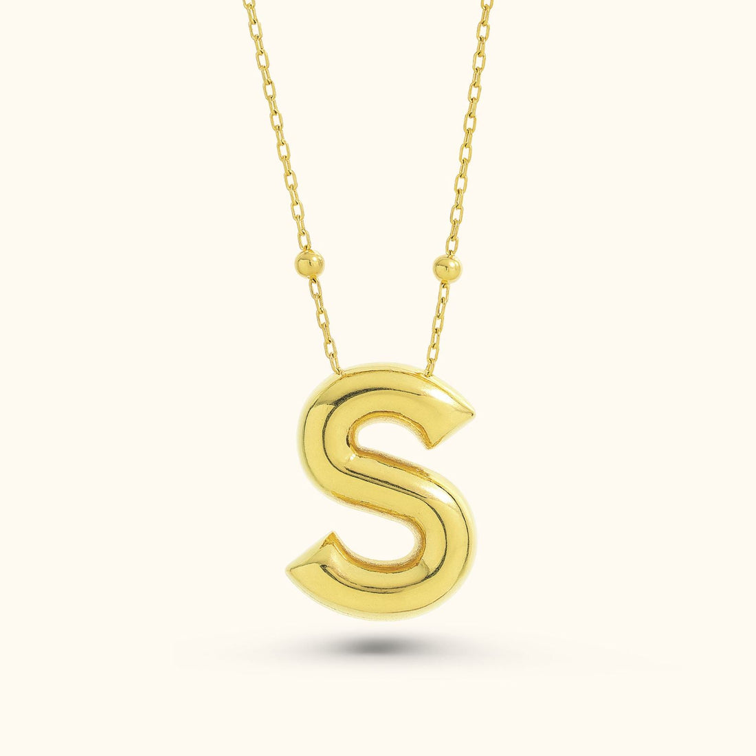 Personalized Bubble Letter Initial Necklace Gift - Dainty Personalized Jewelry | Custom Necklaces & Gifts