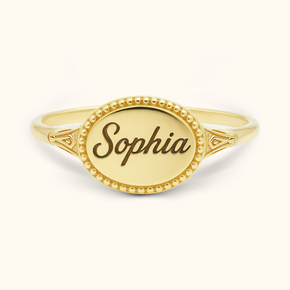 Personalized Engraved Name Ring for Minimalist Style - Dainty Personalized