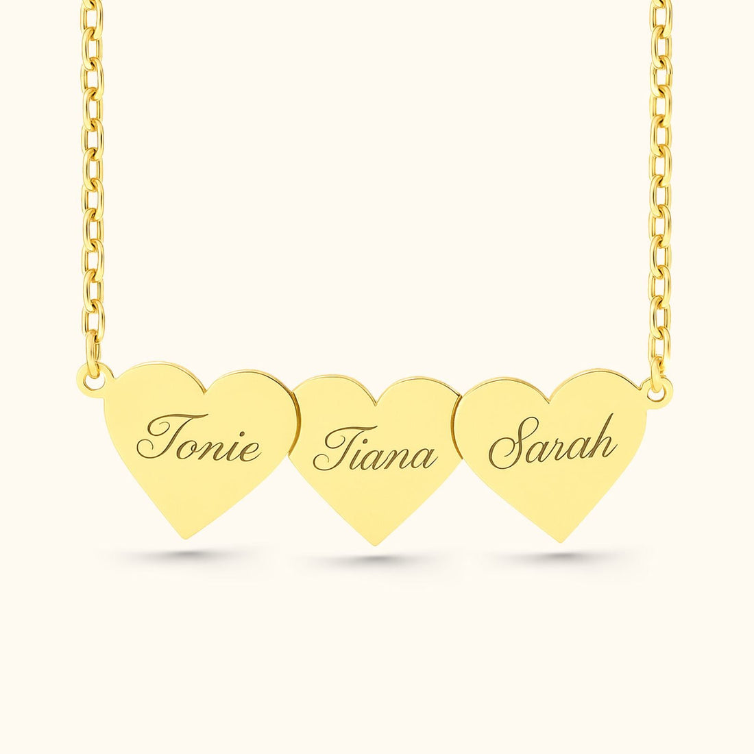 Personalized Heart Name Necklace - Dainty Personalized