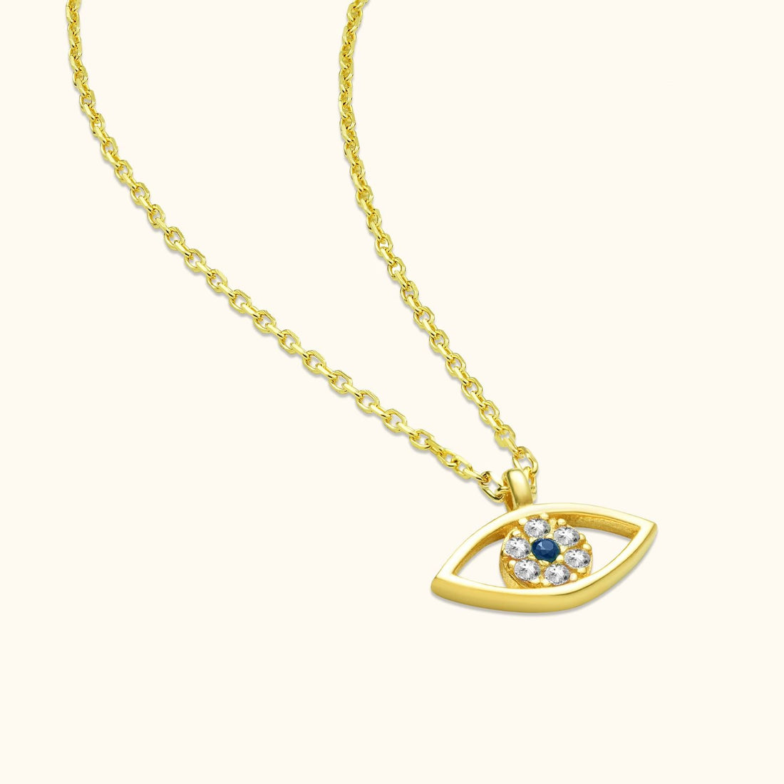 Stylish Evil Eye Necklace - Dainty Personalized Jewelry | Custom Necklaces & Gifts