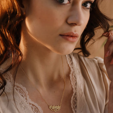 Bat Necklace Custom Gothic Jewelry - Dainty Personalized Jewelry | Custom Necklaces & Gifts