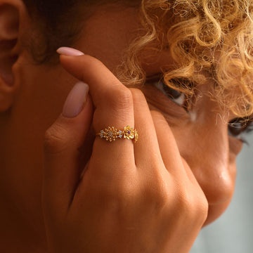 Combined Birth Flower Ring for Every Occasion