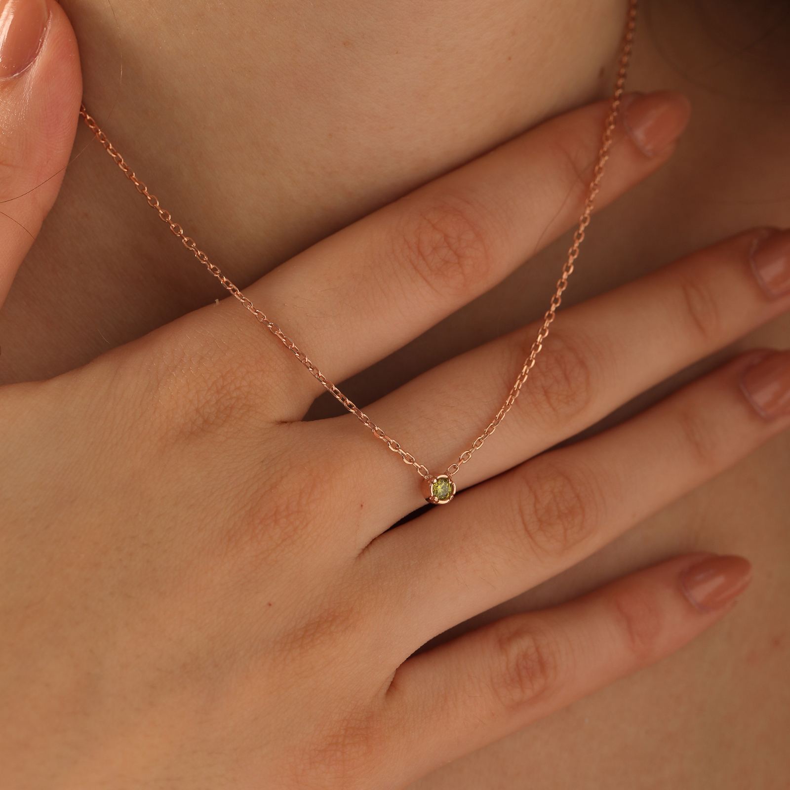 Personalized Birthstone Necklace