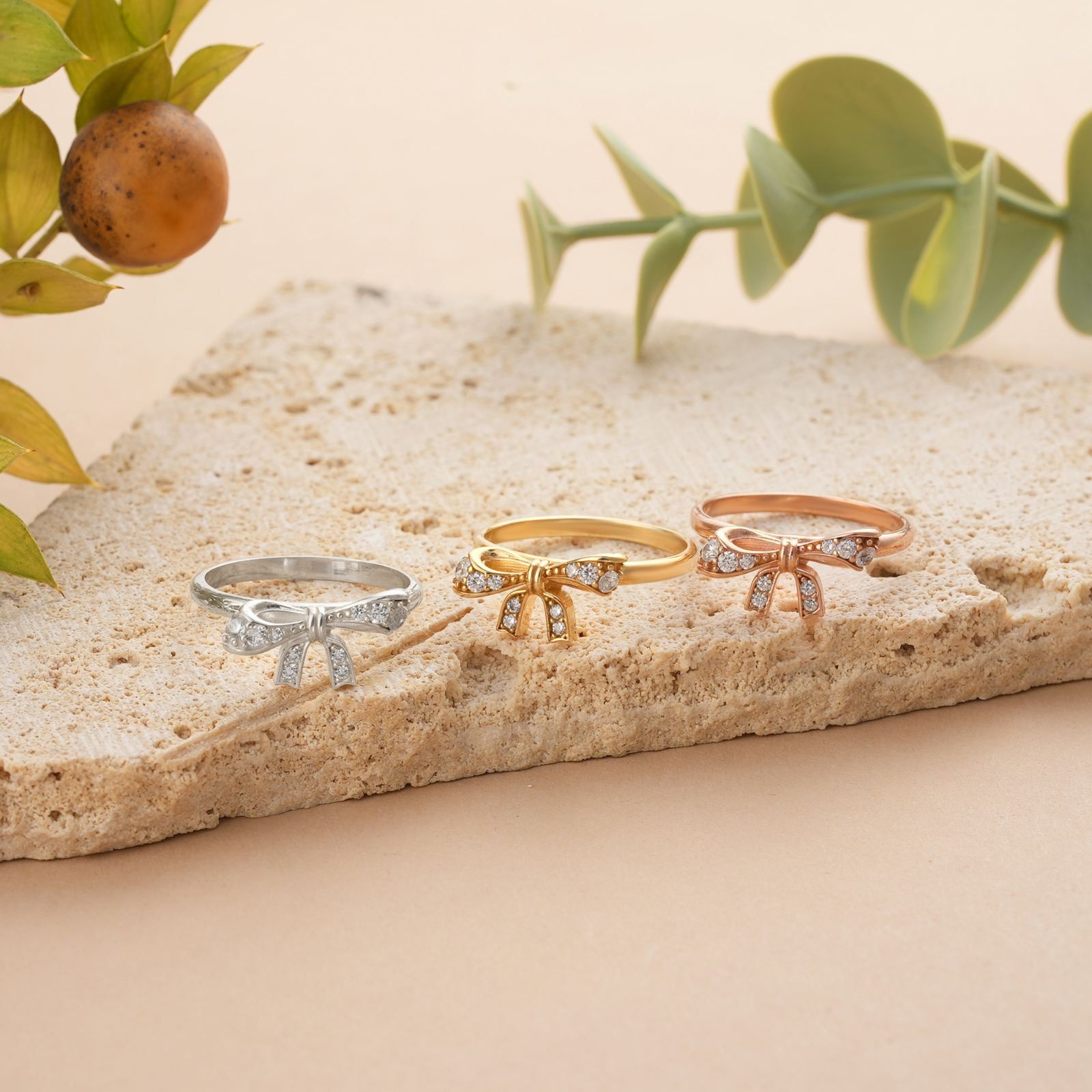 Bow Ring Silver for a Timeless Look - Dainty Personalized Jewelry | Custom Necklaces & Gifts