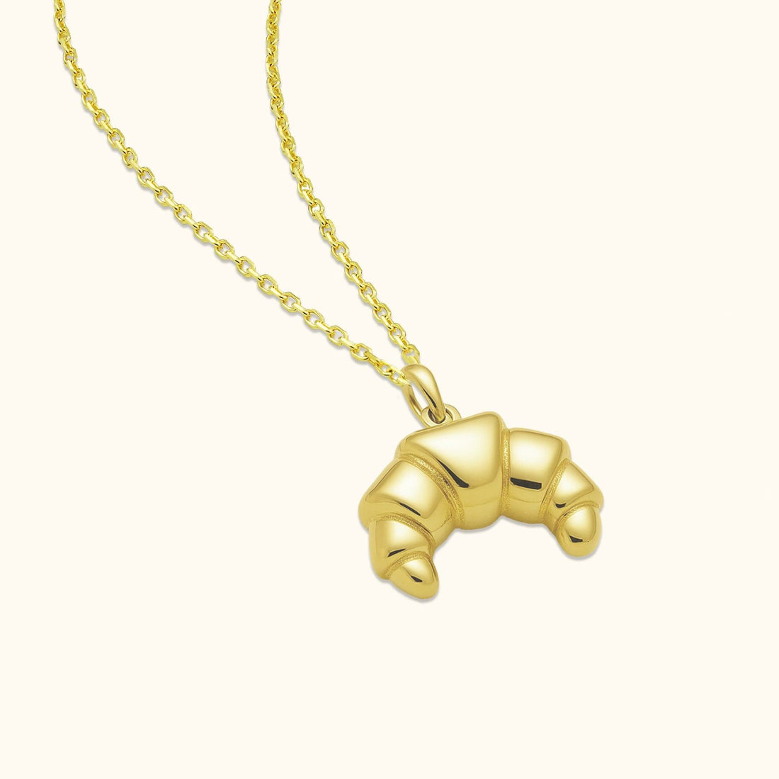Charming Croissant Pendant Necklace - Dainty Personalized Jewelry | Custom Necklaces & Gifts
