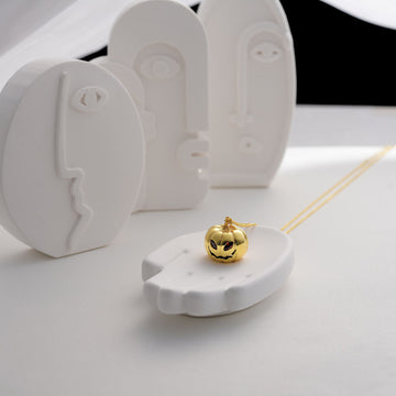 Charming Pumpkin Necklace for Halloween Gifts - Dainty Personalized Jewelry | Custom Necklaces & Gifts