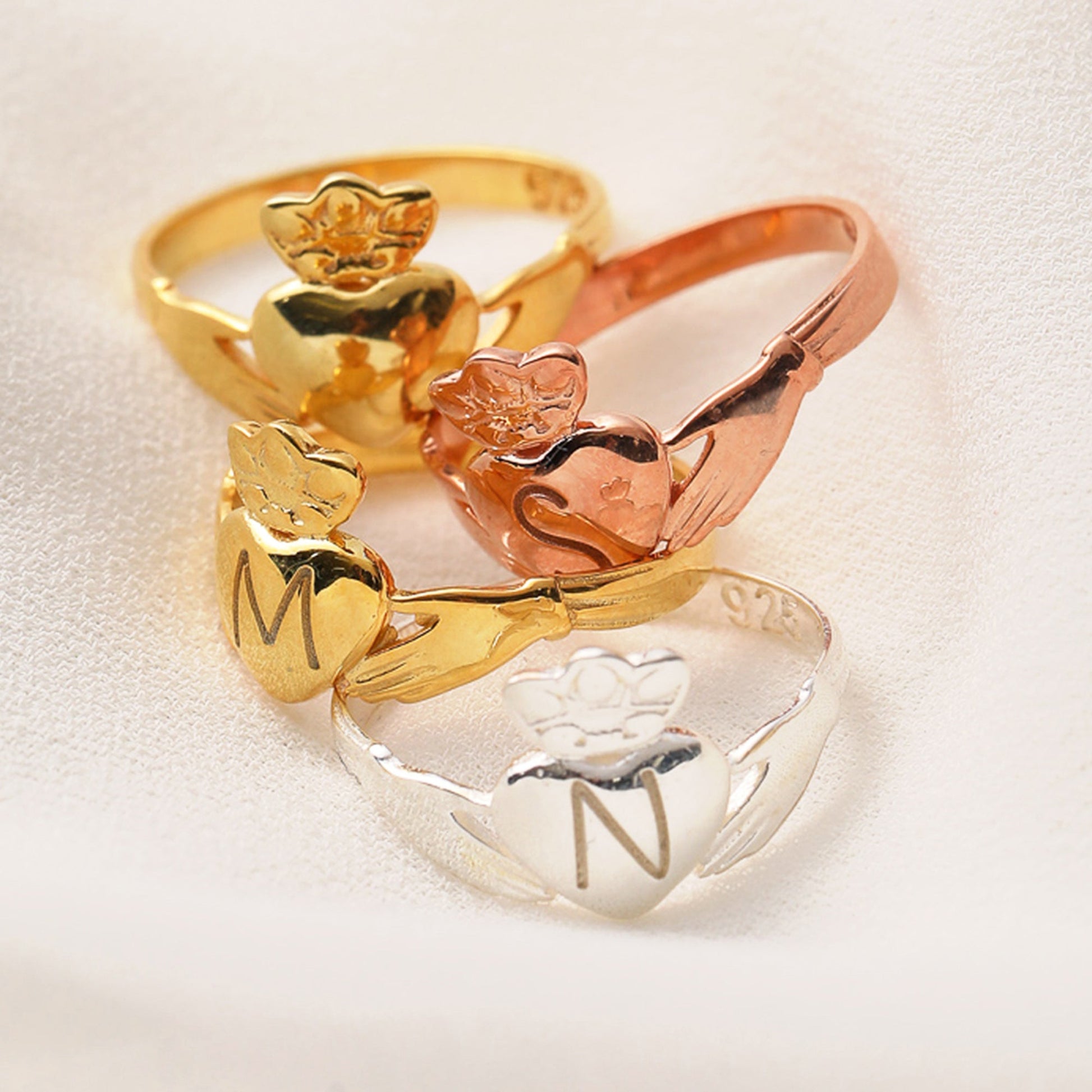 Claddagh Irish Promise Ring Sİlver - Dainty Personalized Jewelry | Custom Necklaces & Gifts