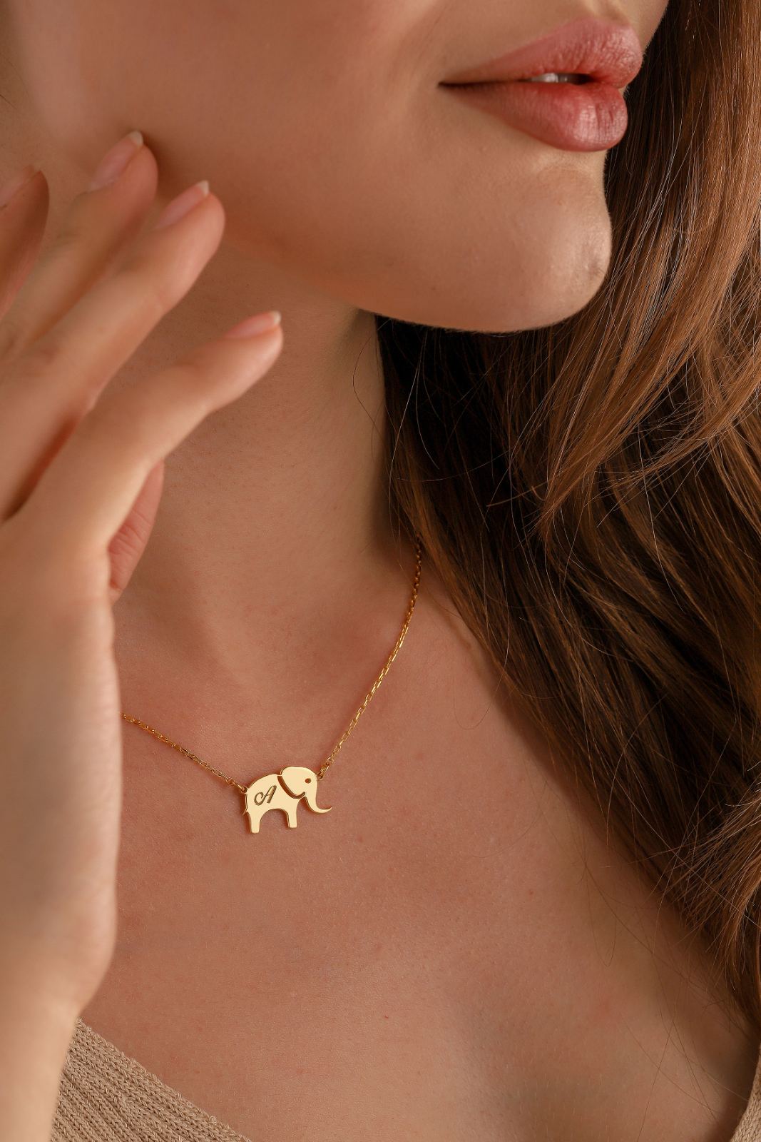 Custom Elephant Necklace - Dainty Personalized Jewelry | Custom Necklaces & Gifts
