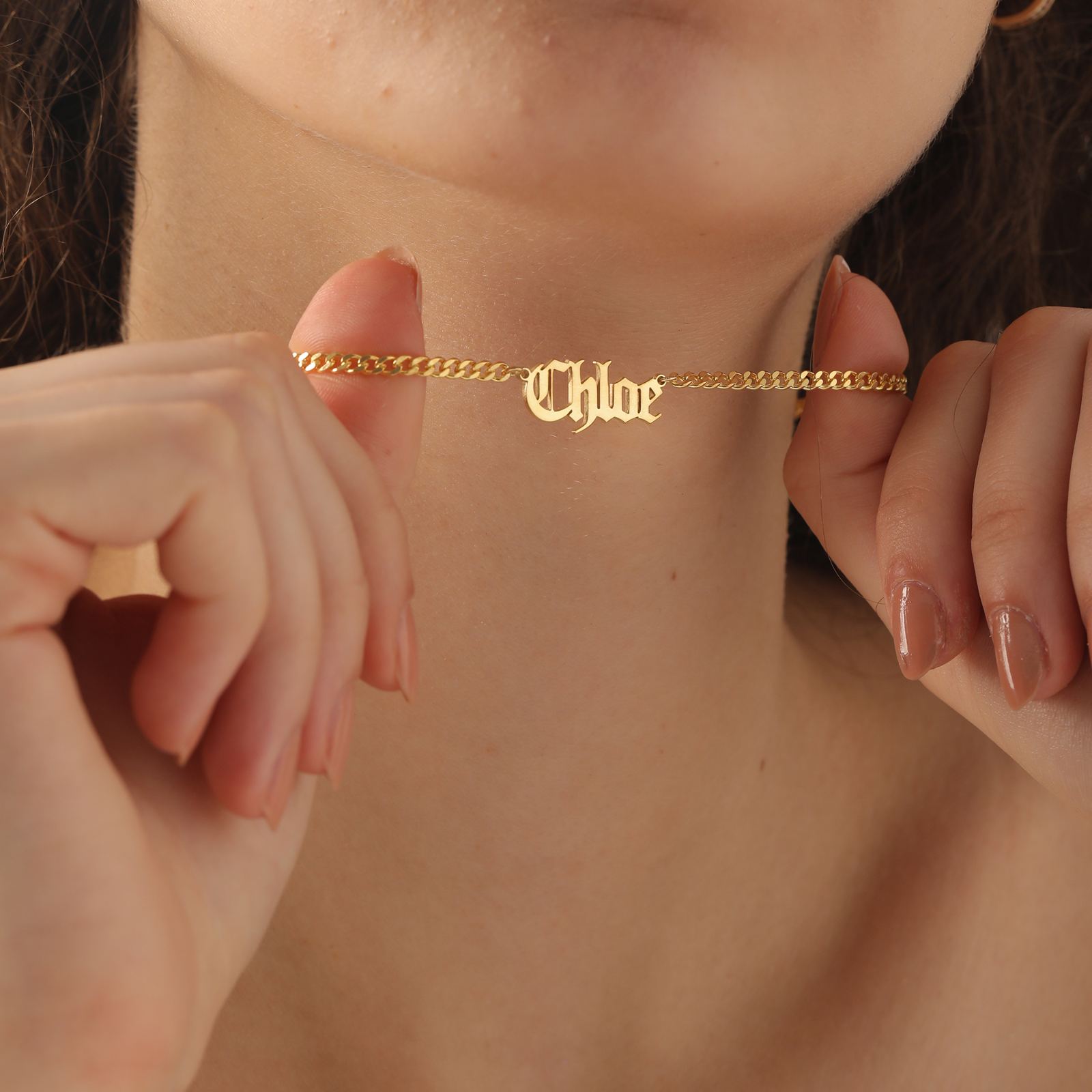 Custom Old English Name Necklace - Dainty Personalized Jewelry | Custom Necklaces & Gifts