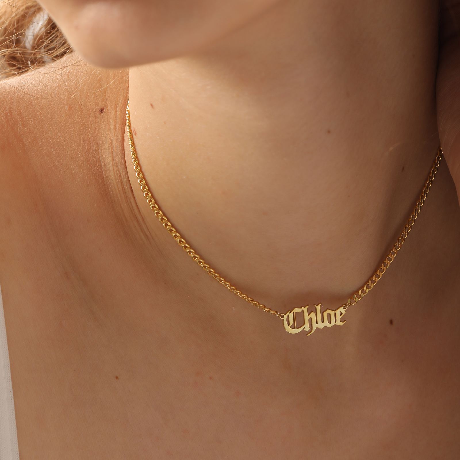 Custom Old English Name Necklace - Dainty Personalized Jewelry | Custom Necklaces & Gifts