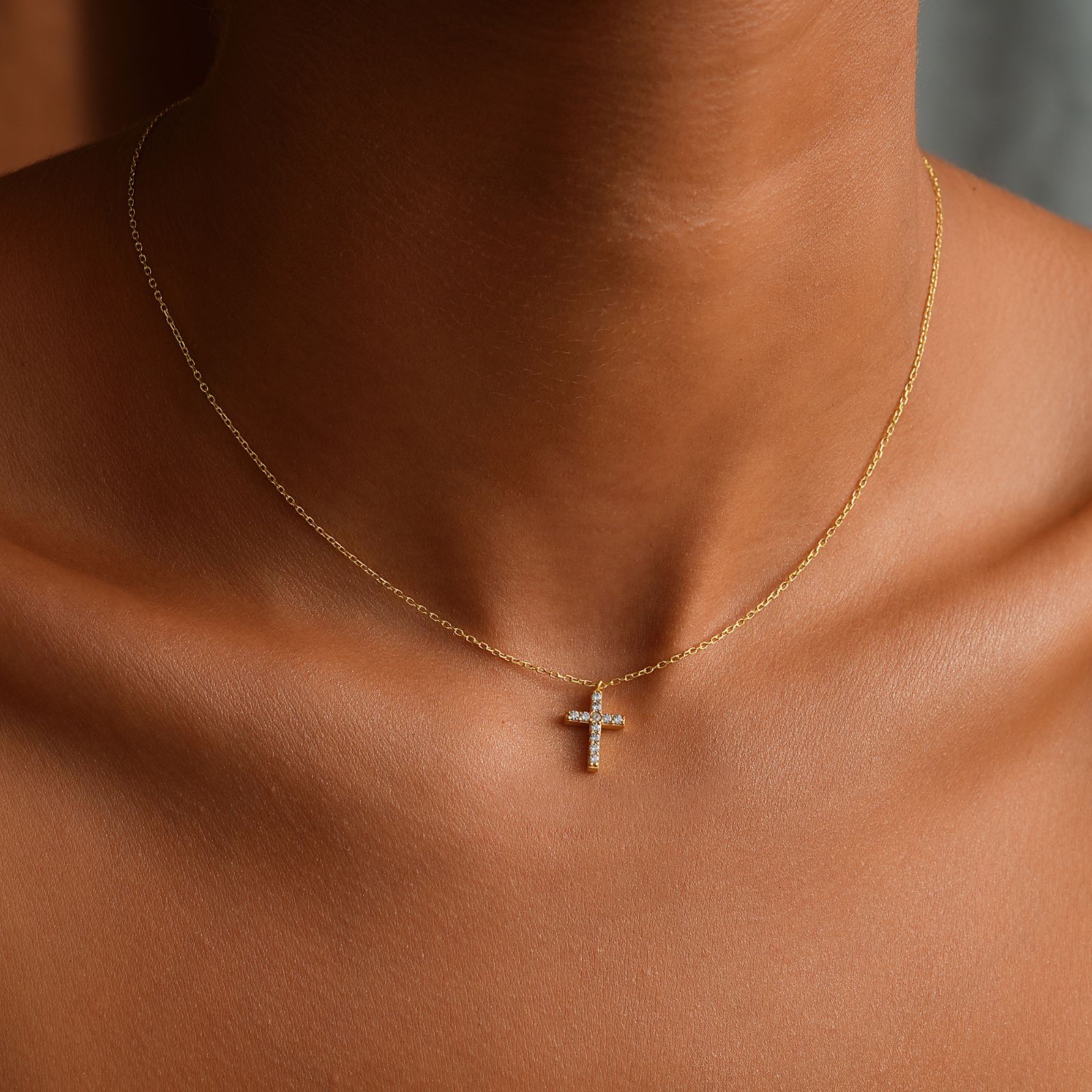 Dainty Sterling Silver Cross Pendant Necklace - Dainty Personalized Jewelry | Custom Necklaces & Gifts