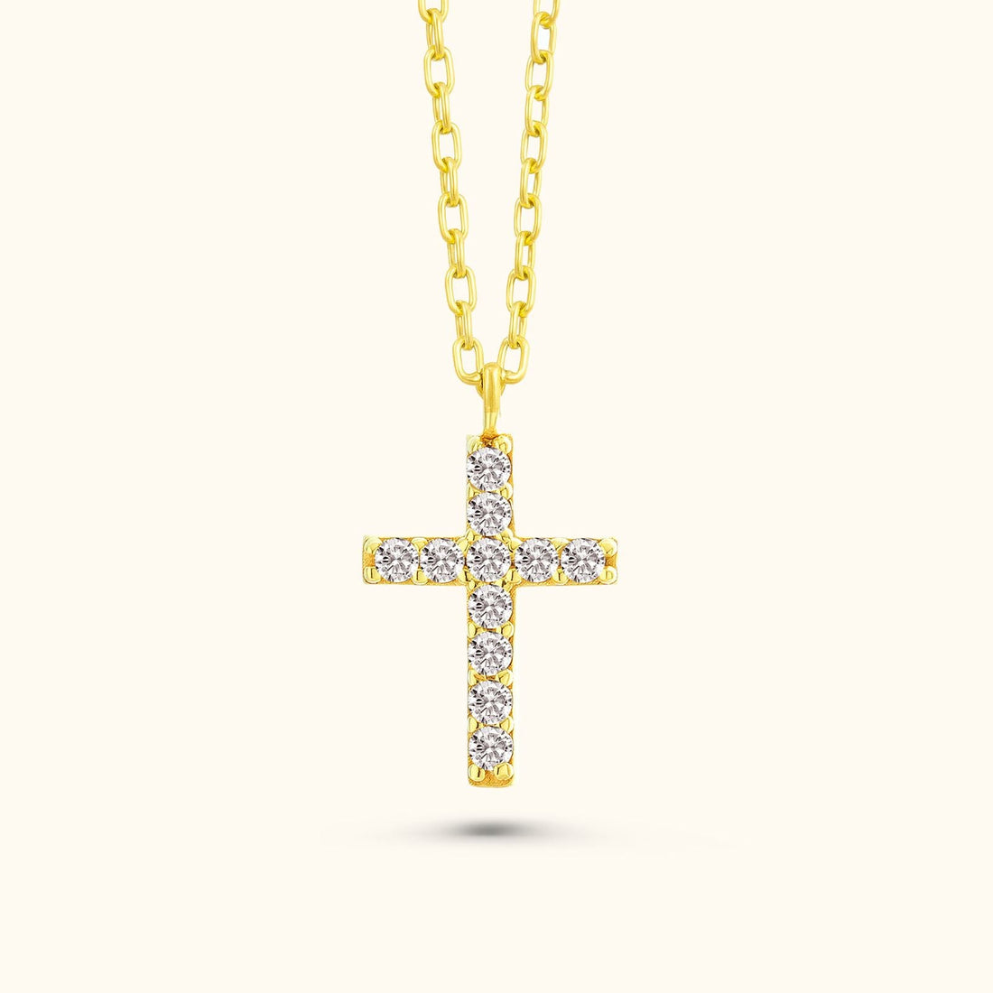 Dainty Sterling Silver Cross Pendant Necklace - Dainty Personalized Jewelry | Custom Necklaces & Gifts