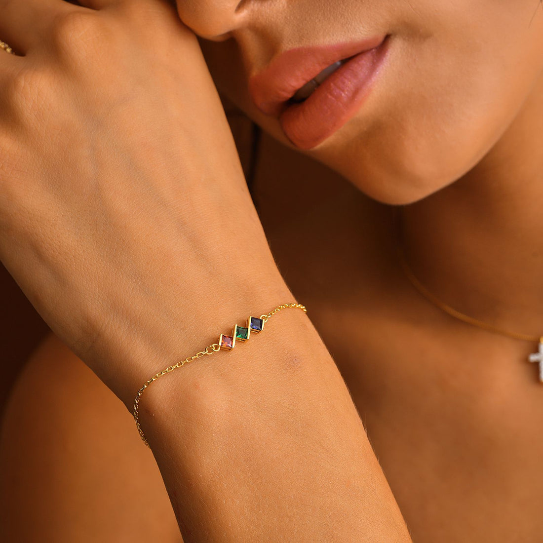 Elegant Birthstone Bracelet - Dainty Personalized Jewelry | Custom Necklaces & Gifts