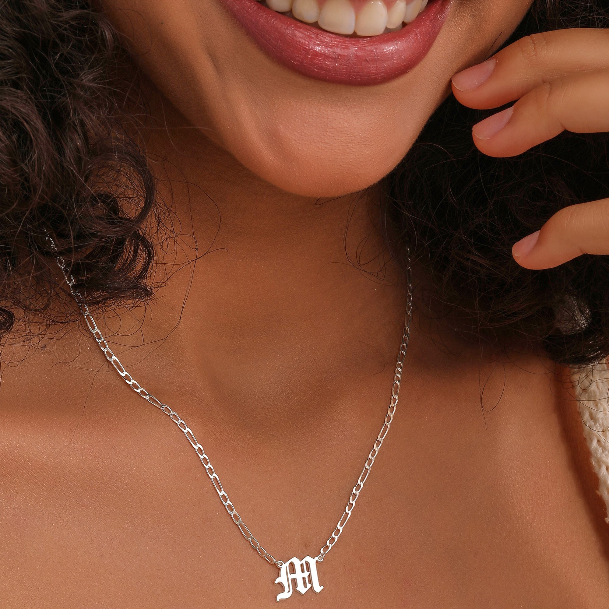 Figaro Chain Initial Necklace Personalized - Dainty Personalized Jewelry | Custom Necklaces & Gifts