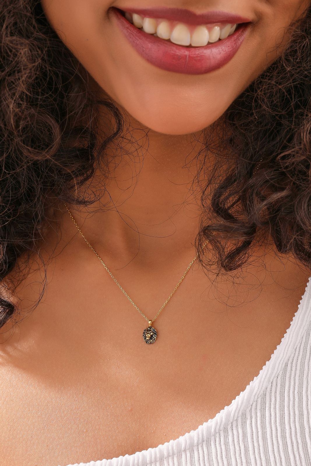 Minimalist Sterling Silver Lion Pendant Necklace - Dainty Personalized Jewelry | Custom Necklaces & Gifts