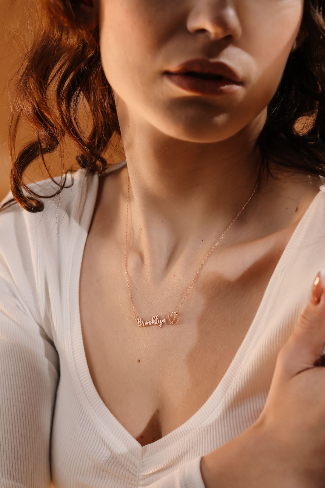 Personalized 925 Sterling Silver Heart Name Necklace Gift - Dainty Personalized Jewelry | Custom Necklaces & Gifts