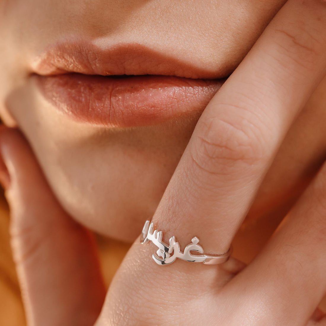 Personalized Arabic Name Ring - Dainty Personalized Jewelry | Custom Necklaces & Gifts
