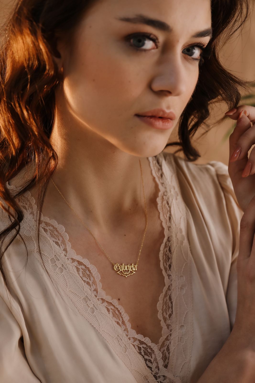 Personalized Bat Necklace, Custom Gothic Jewelry - Dainty Personalized Jewelry | Custom Necklaces & Gifts
