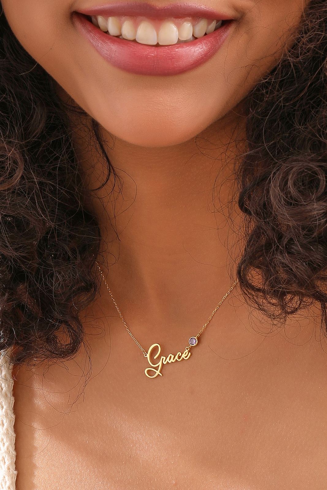 Personalized Birthstone Name Necklace for Unique Gifts - Dainty Personalized Jewelry | Custom Necklaces & Gifts