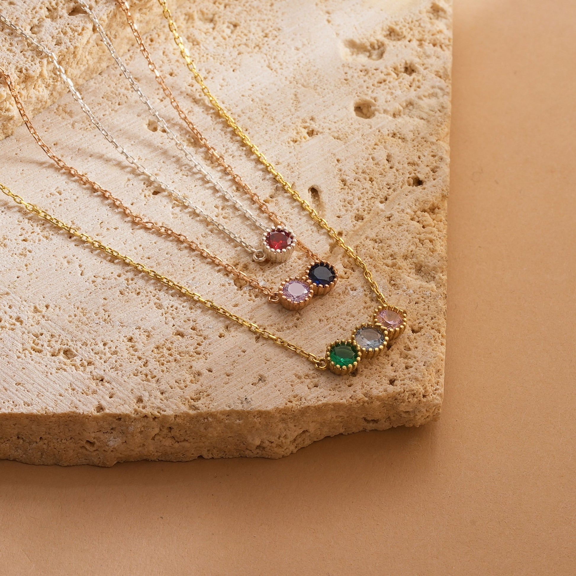 Personalized Birthstone Necklace - Dainty Personalized Jewelry | Custom Necklaces & Gifts