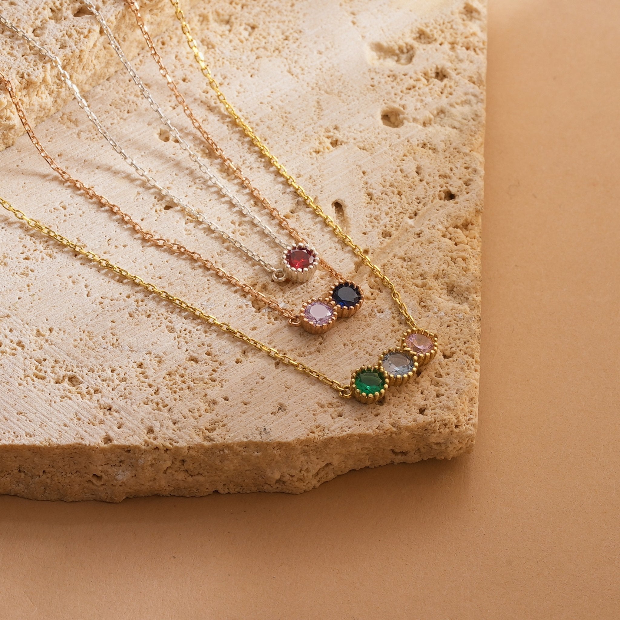 Personalized Birthstone Necklace - Dainty Personalized Jewelry | Custom Necklaces & Gifts