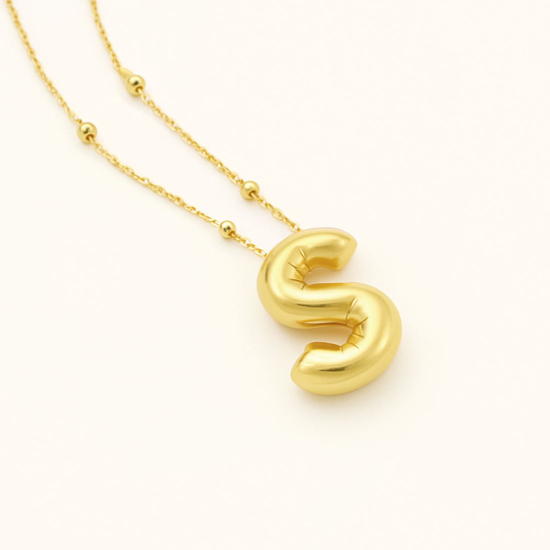 Personalized Bubble Letter Initial Necklace Gift - Dainty Personalized Jewelry | Custom Necklaces & Gifts