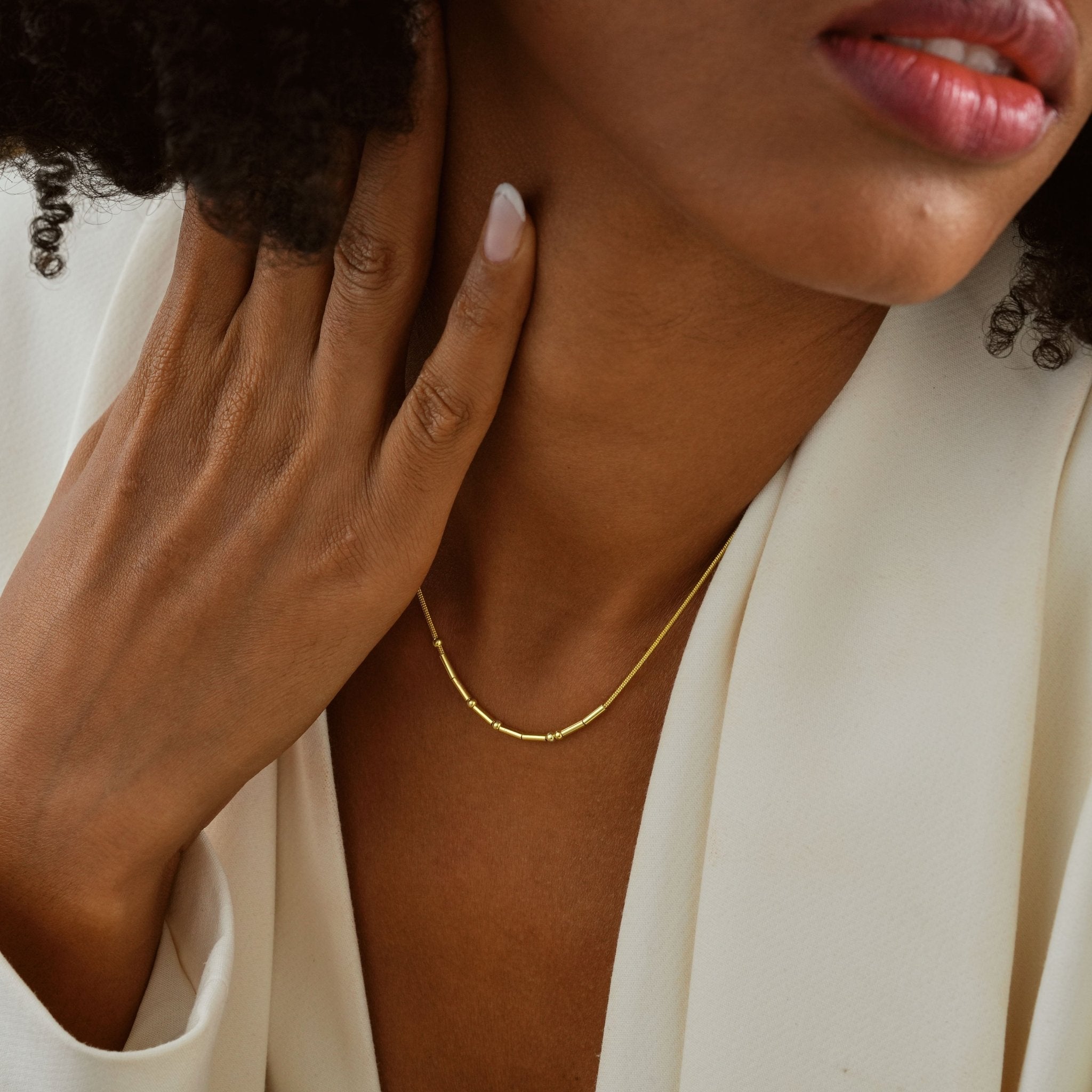 Personalized Morse Code Necklace Sterling Silver - Dainty Personalized Jewelry | Custom Necklaces & Gifts