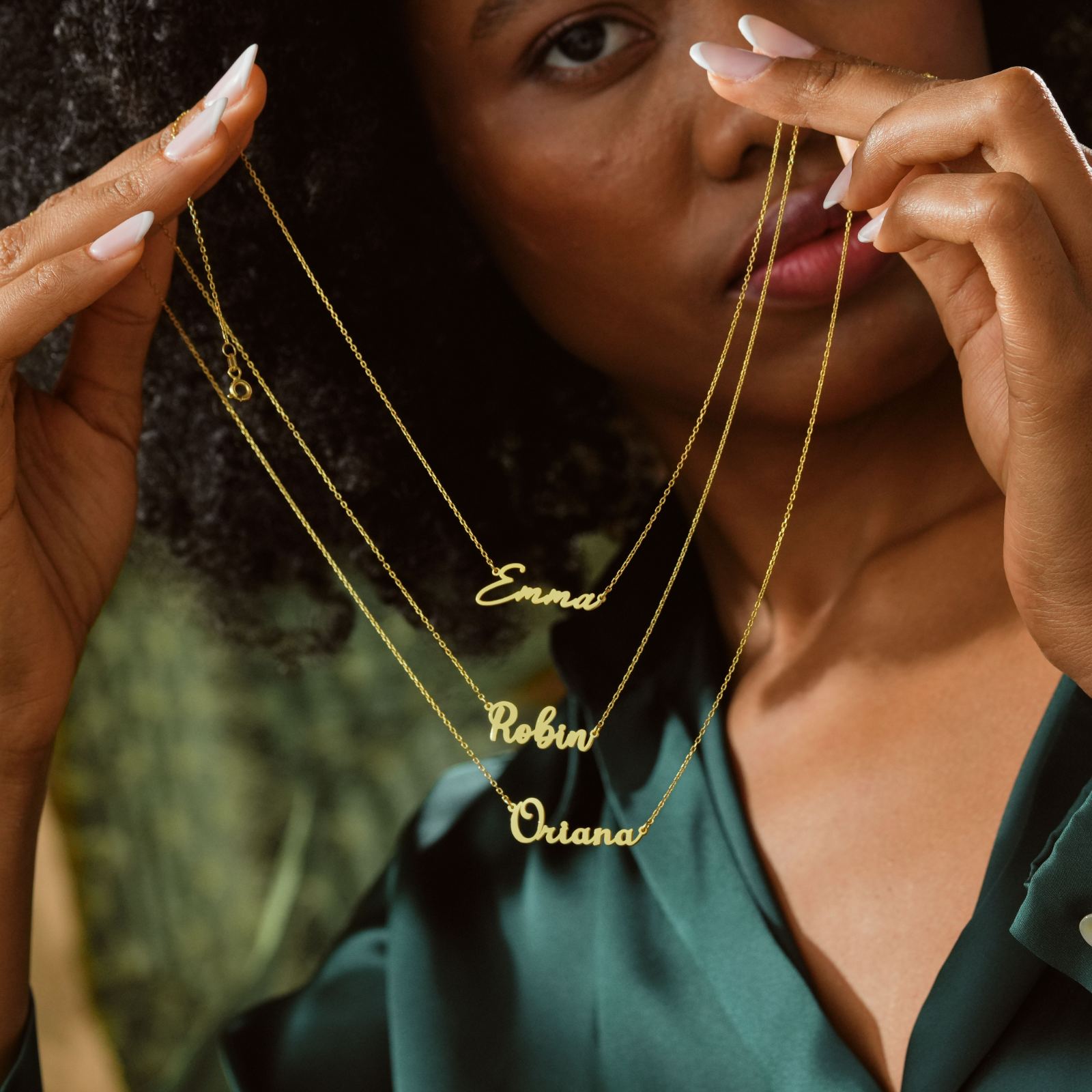 Personalized Name Necklace Sterling Silver - Dainty Personalized Jewelry | Custom Necklaces & Gifts