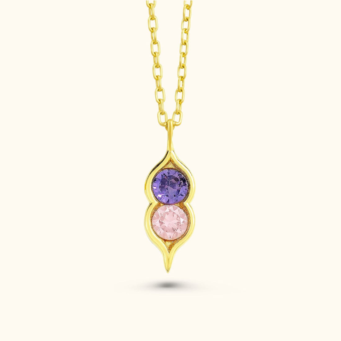 Personalized Silver Birthstone Necklace - Dainty Personalized Jewelry | Custom Necklaces & Gifts
