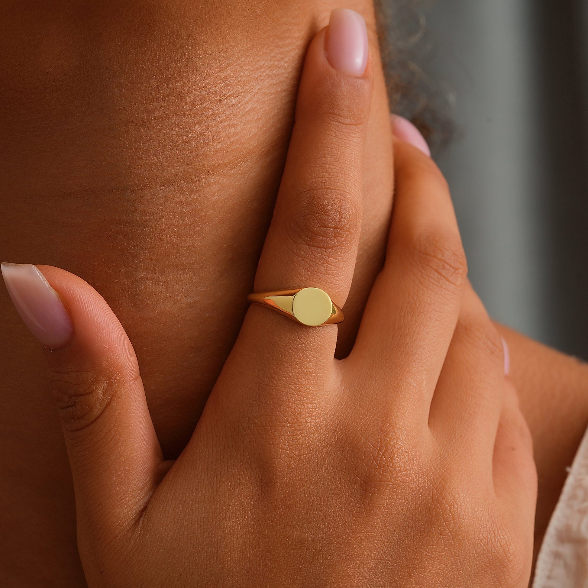 Personalized Zodiac Signet Ring for Astrology Lovers V2 - Dainty Personalized Jewelry | Custom Necklaces & Gifts