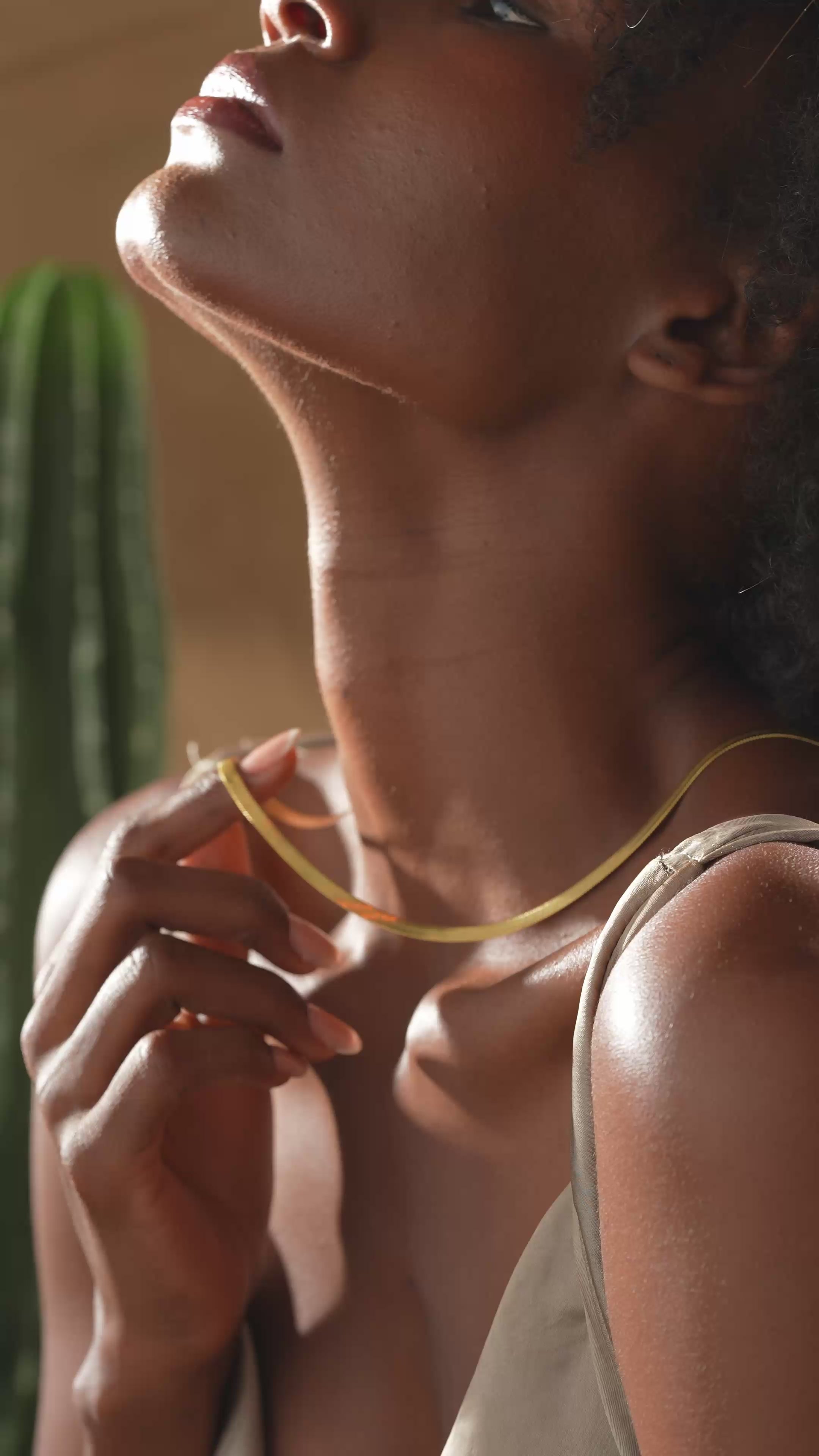 Elegant Minimalist Snake Necklace