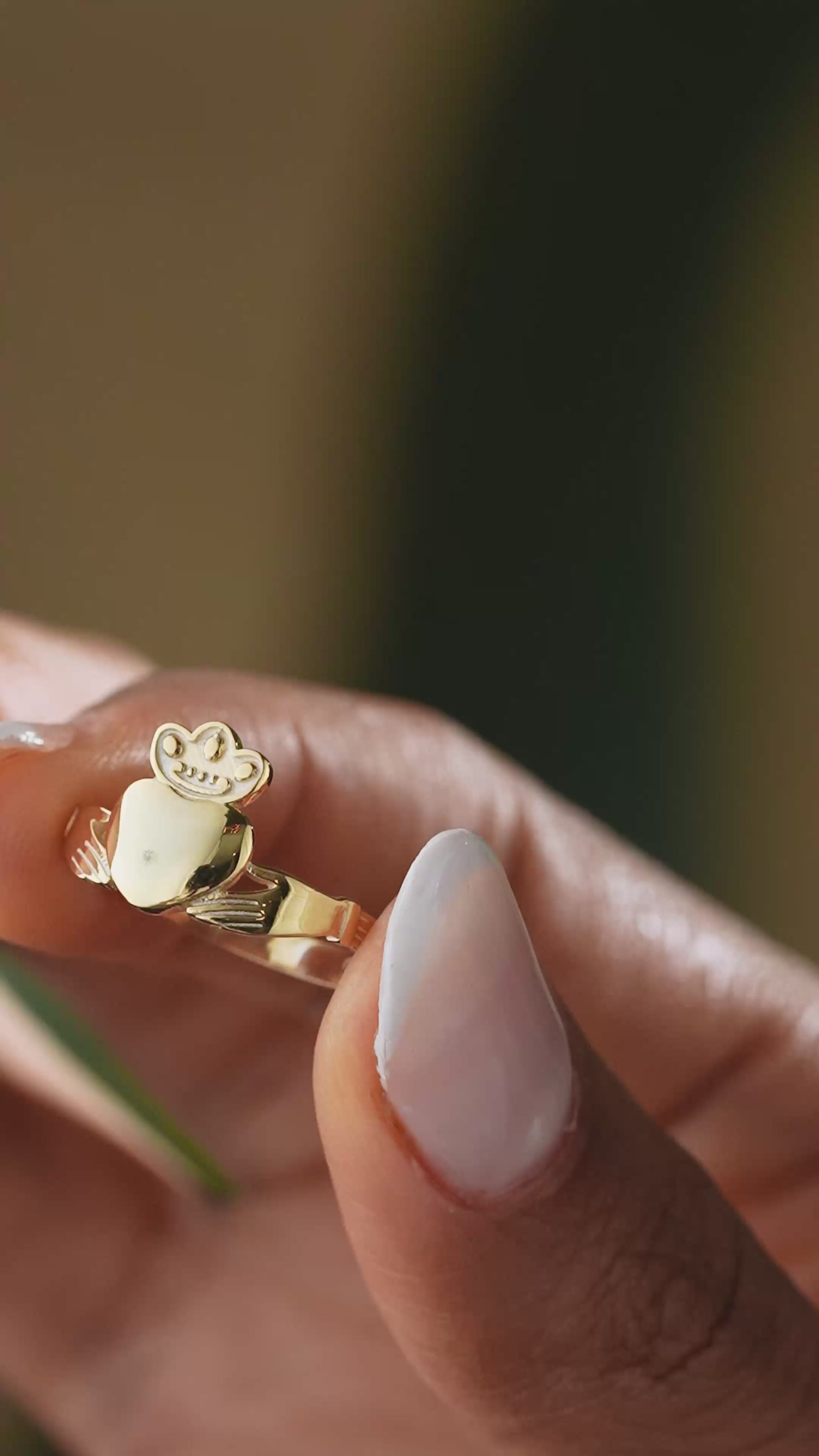 Claddagh Irish Promise Ring Sİlver