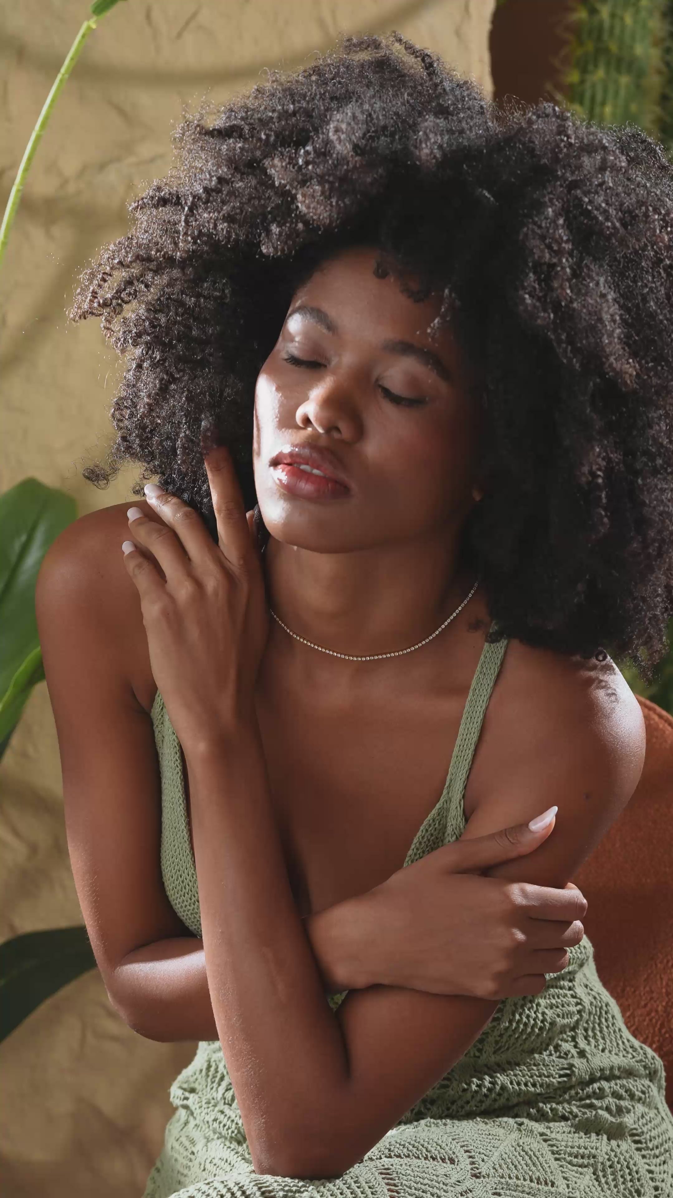 Cubic Zirconia Tennis Necklace Sterling Silver