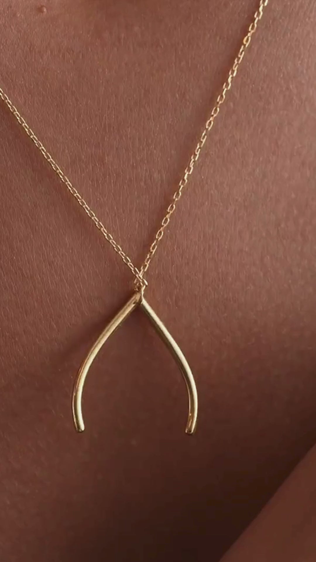 14K Solid Gold Ring Holder Necklace