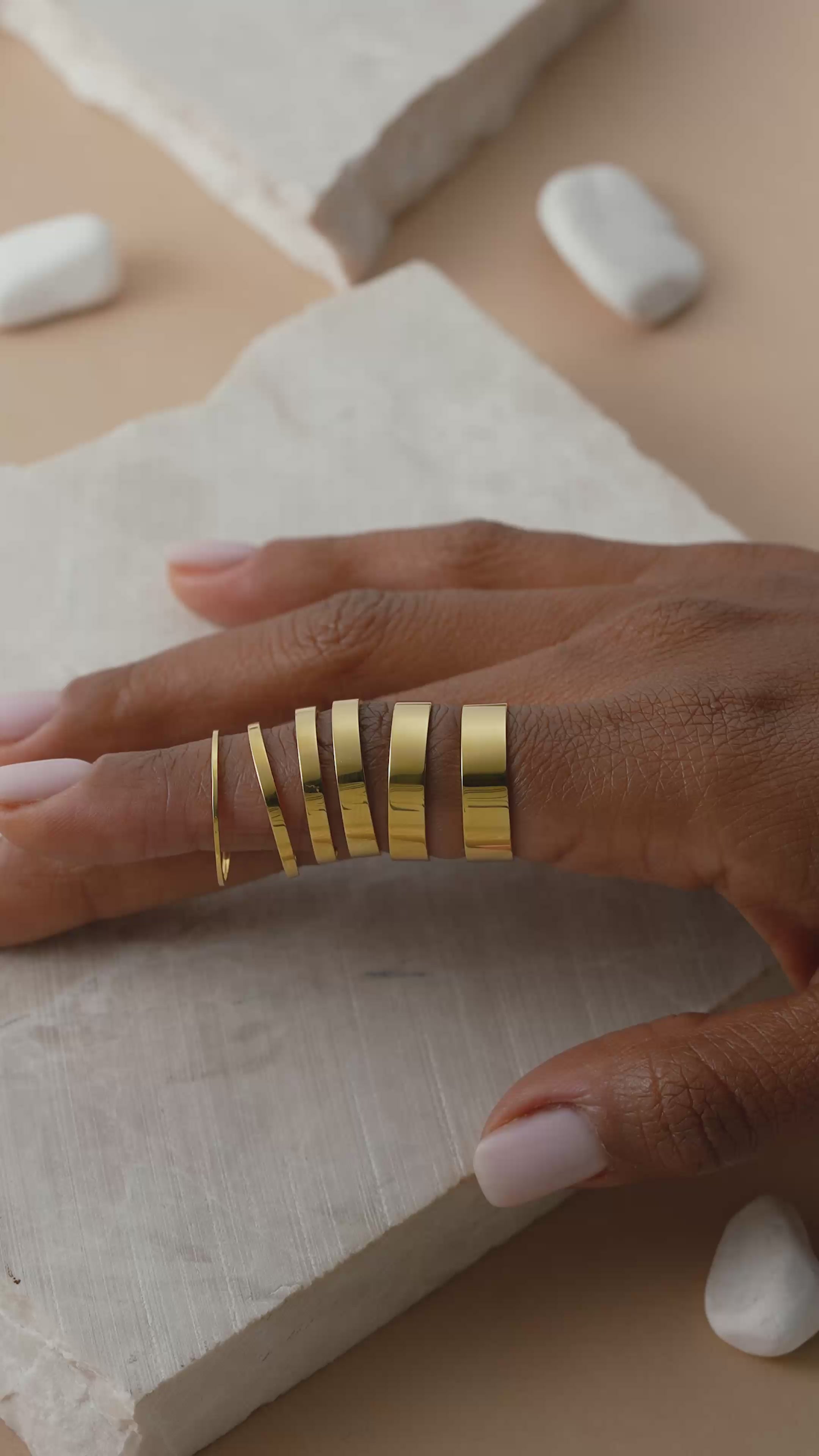 Thin Wedding Band Minimalist Stacking Ring