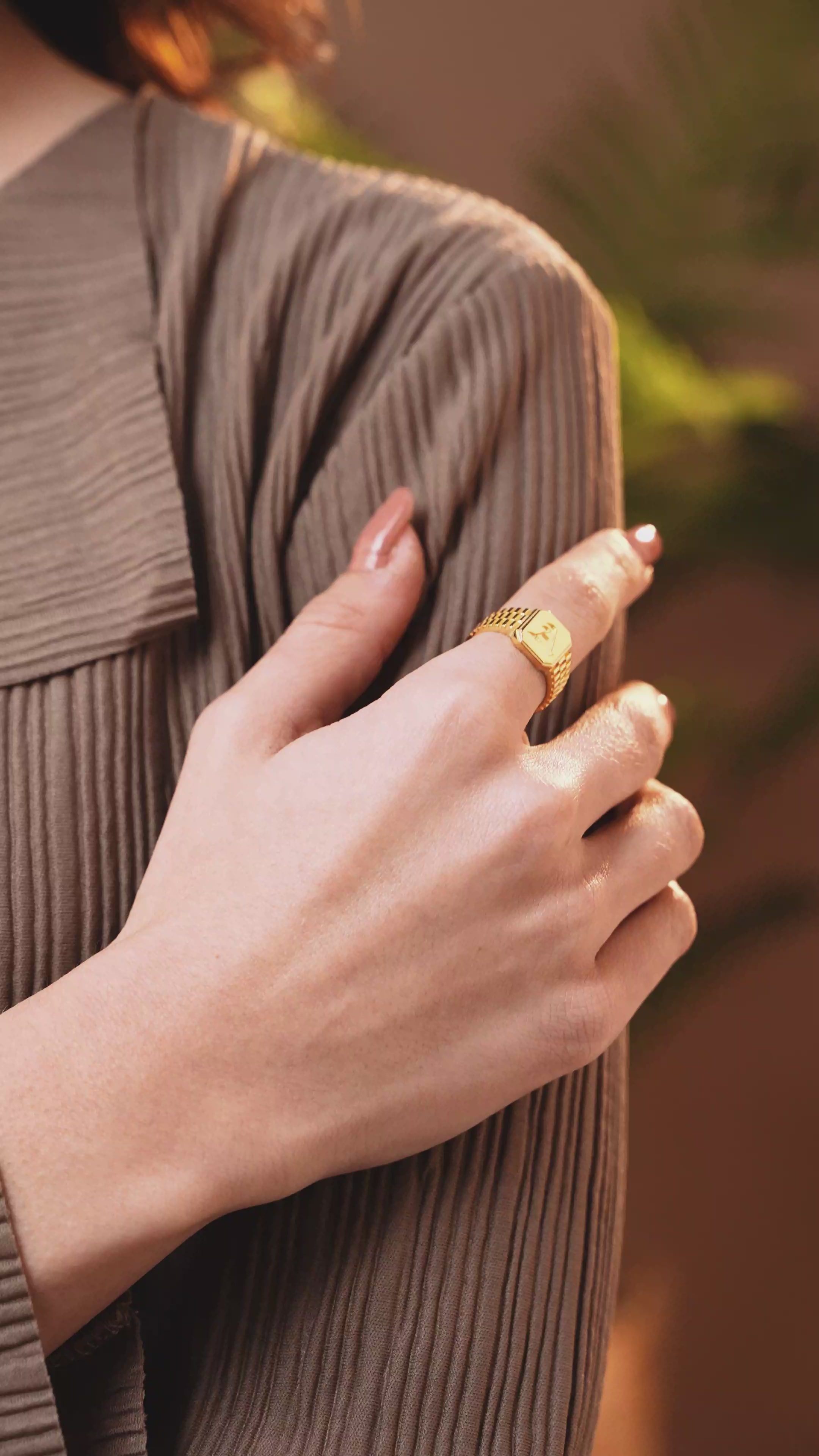 Personalized Engraved Signet Ring