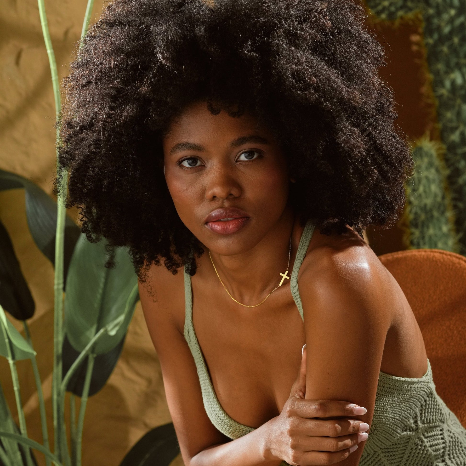 Sideways Cross Charm Necklace Sterling Silver - Dainty Personalized Jewelry | Custom Necklaces & Gifts