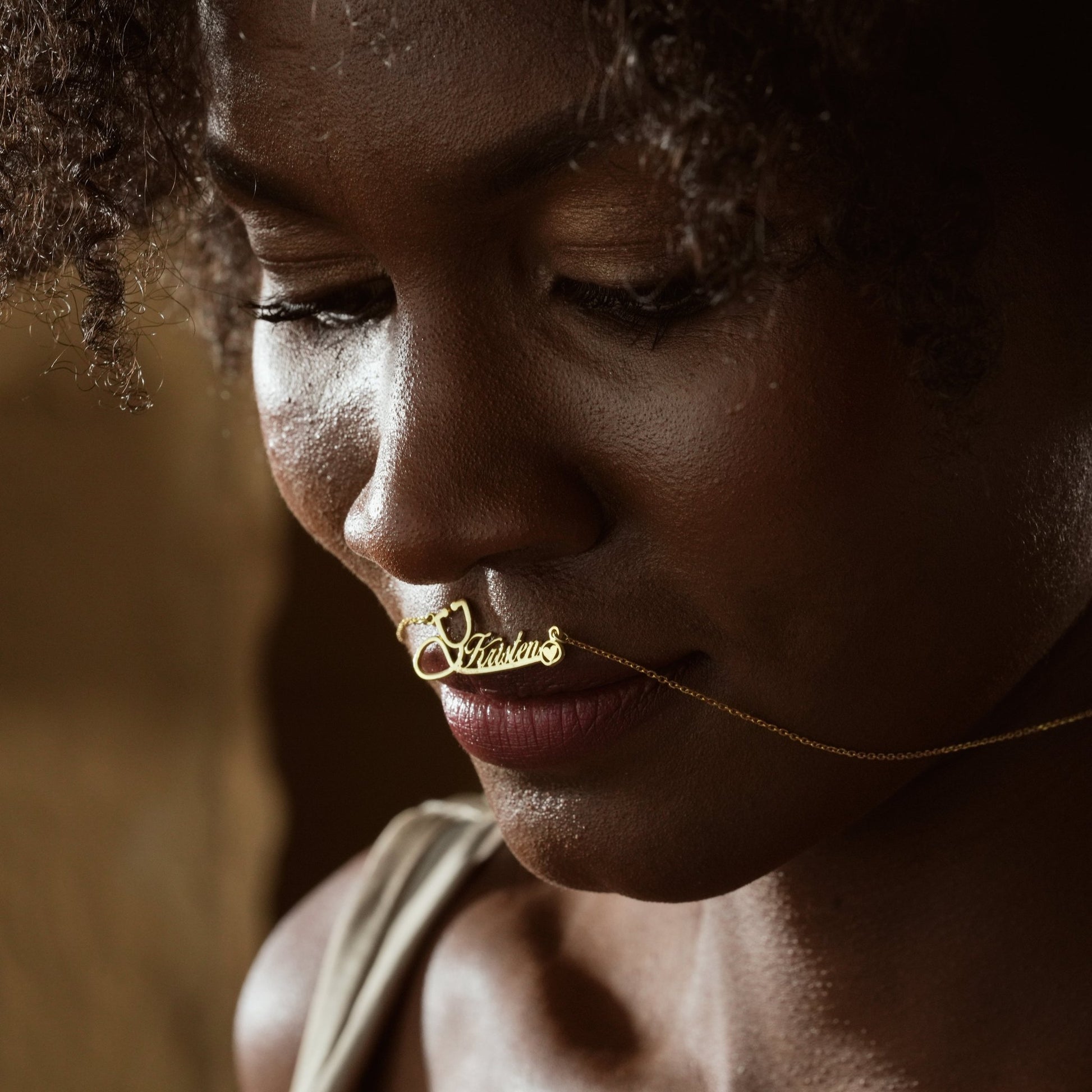 Stethoscope Name Necklace for Nurses - Dainty Personalized Jewelry | Custom Necklaces & Gifts