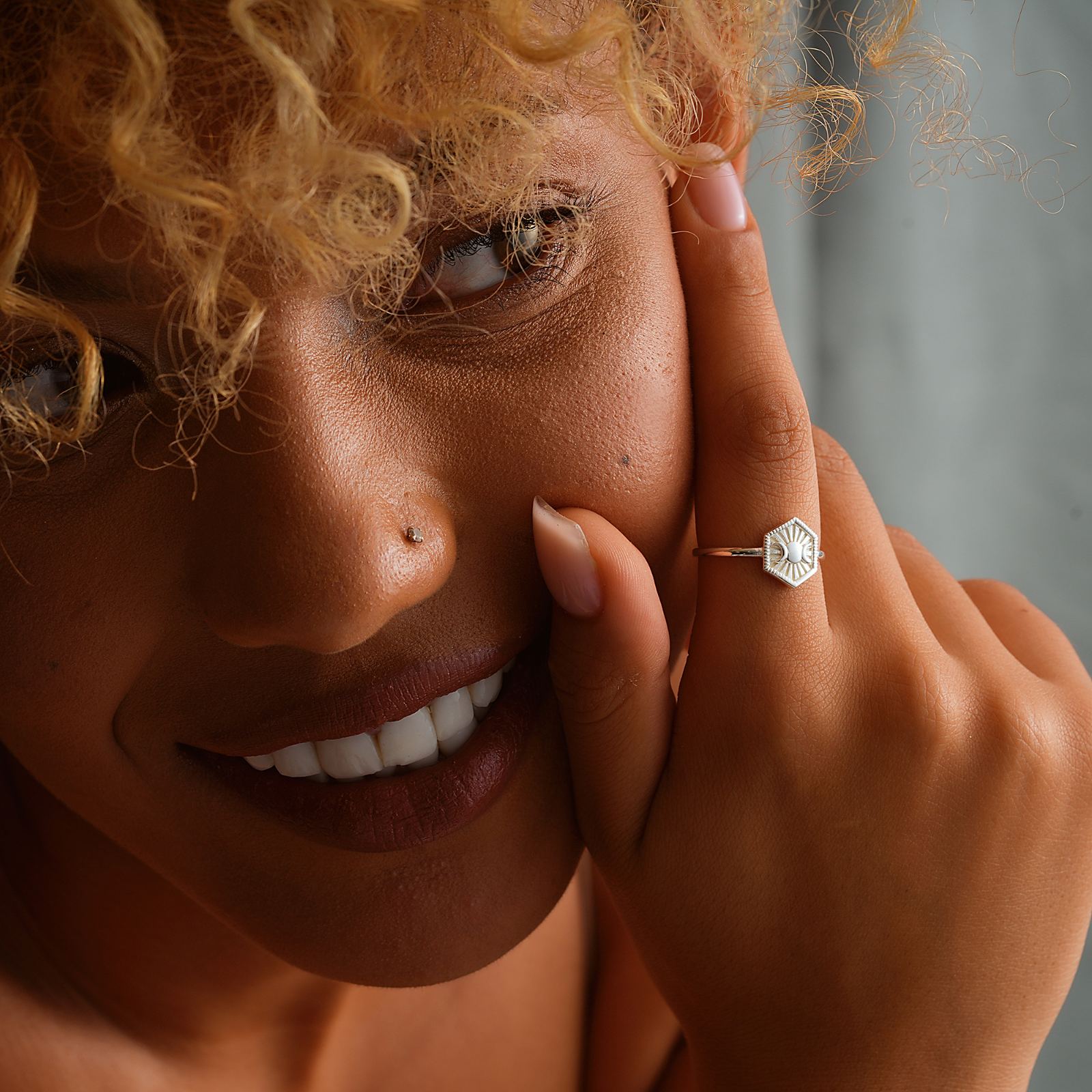 Sun and Moon Ring Sterling Silver - Dainty Personalized Jewelry | Custom Necklaces & Gifts