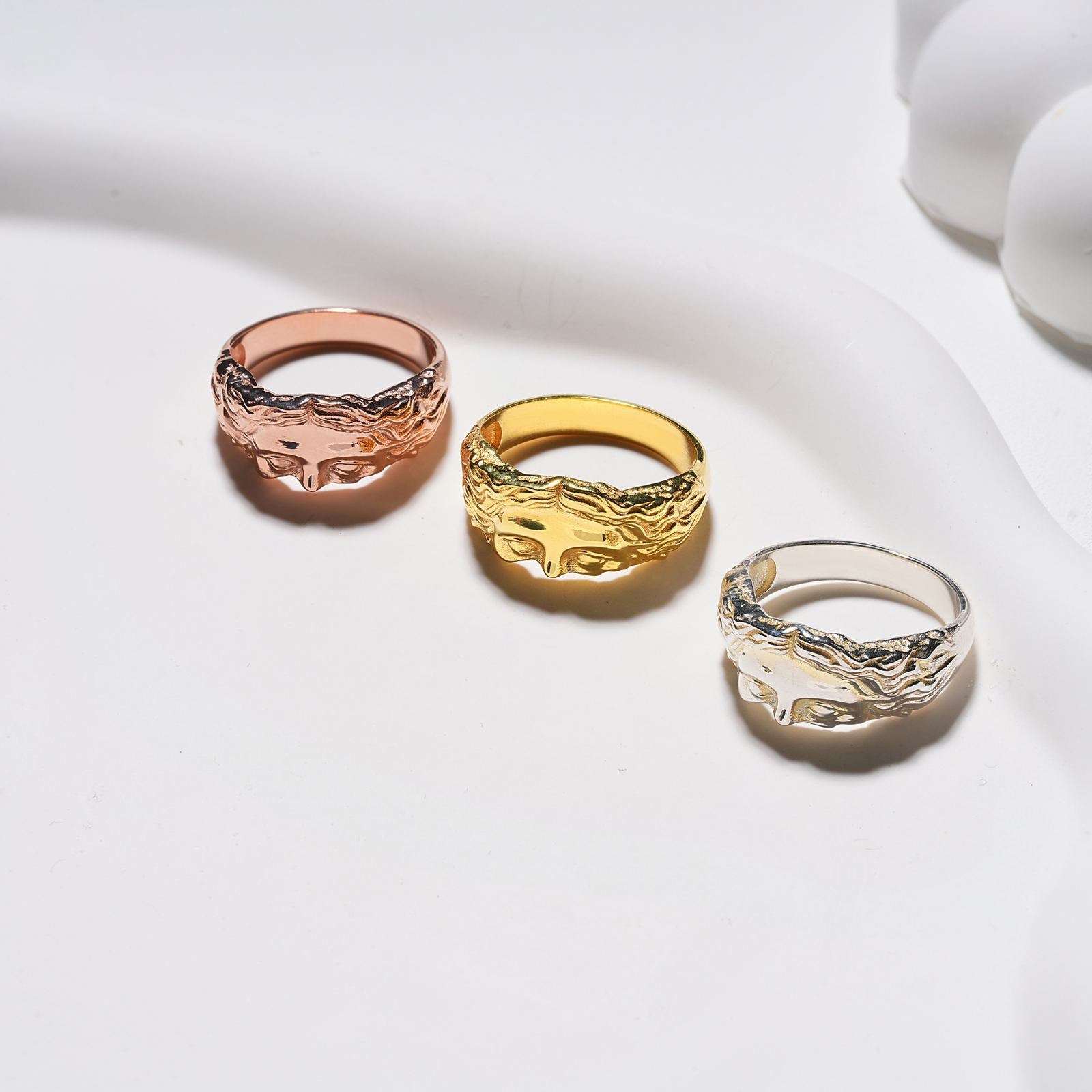 Unique Aphrodite - Inspired Sterling Silver Ring - Dainty Personalized