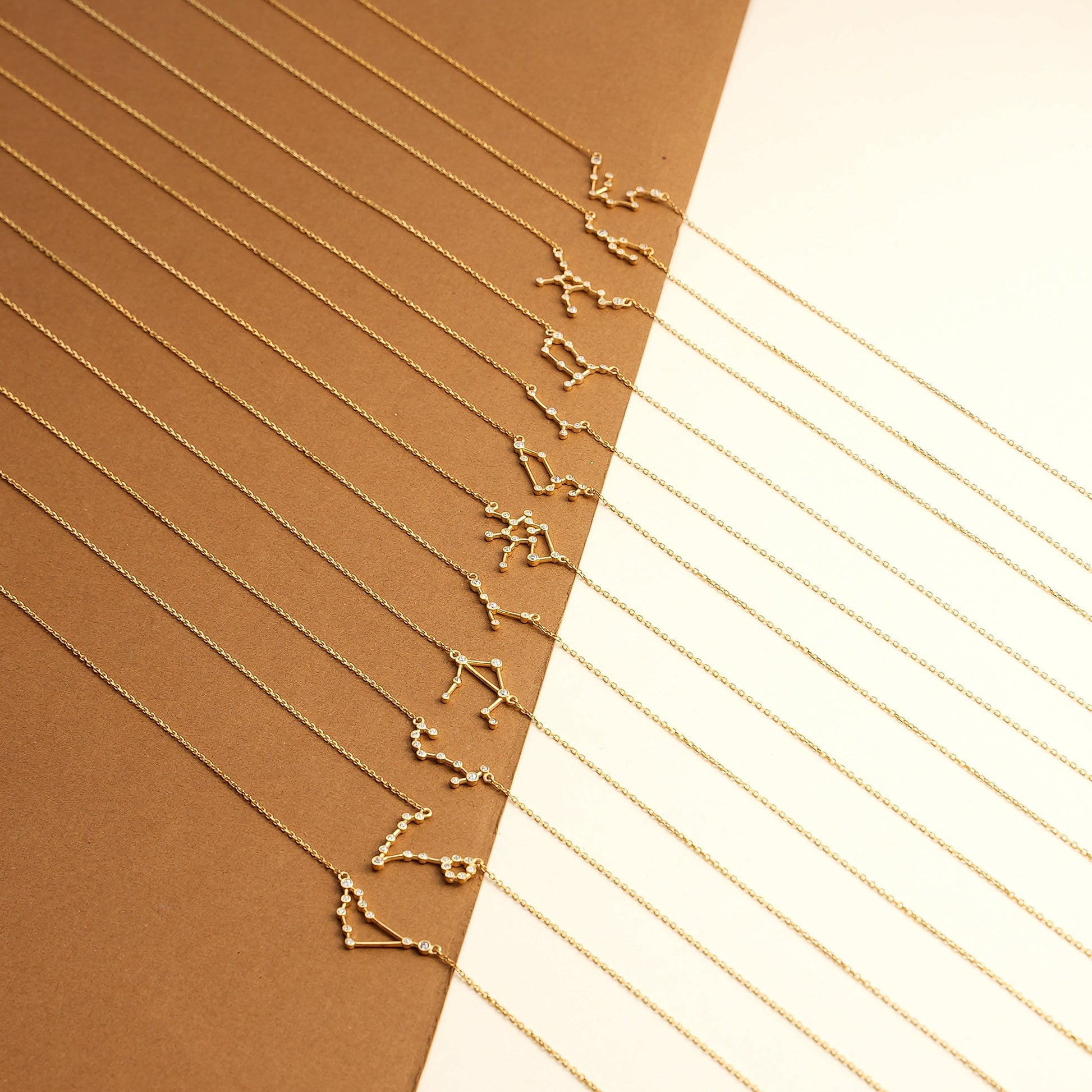 Zodiac Constellation Necklace Sterling Silver - Dainty Personalized Jewelry | Custom Necklaces & Gifts