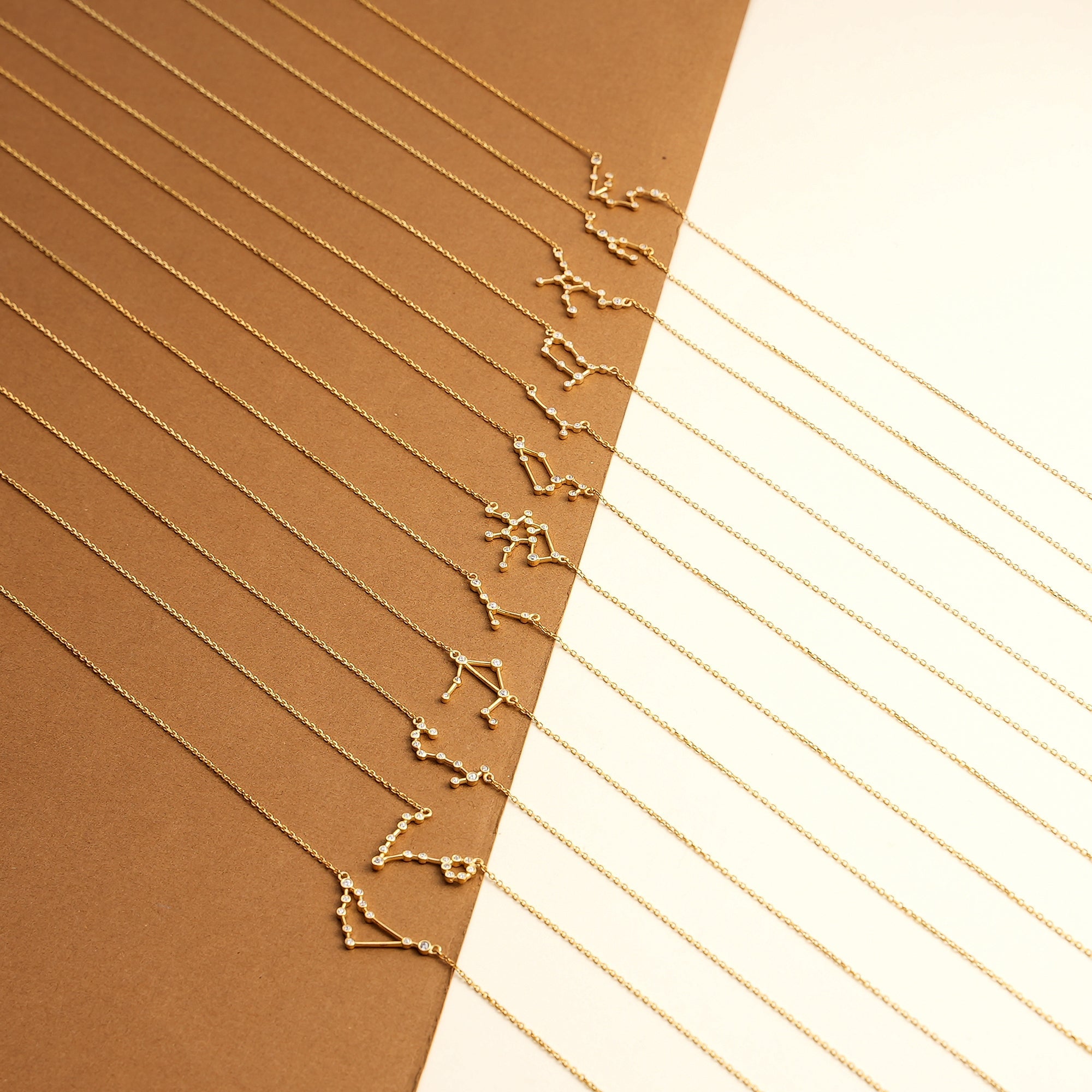 Zodiac Constellation Necklace Sterling Silver - Dainty Personalized Jewelry | Custom Necklaces & Gifts