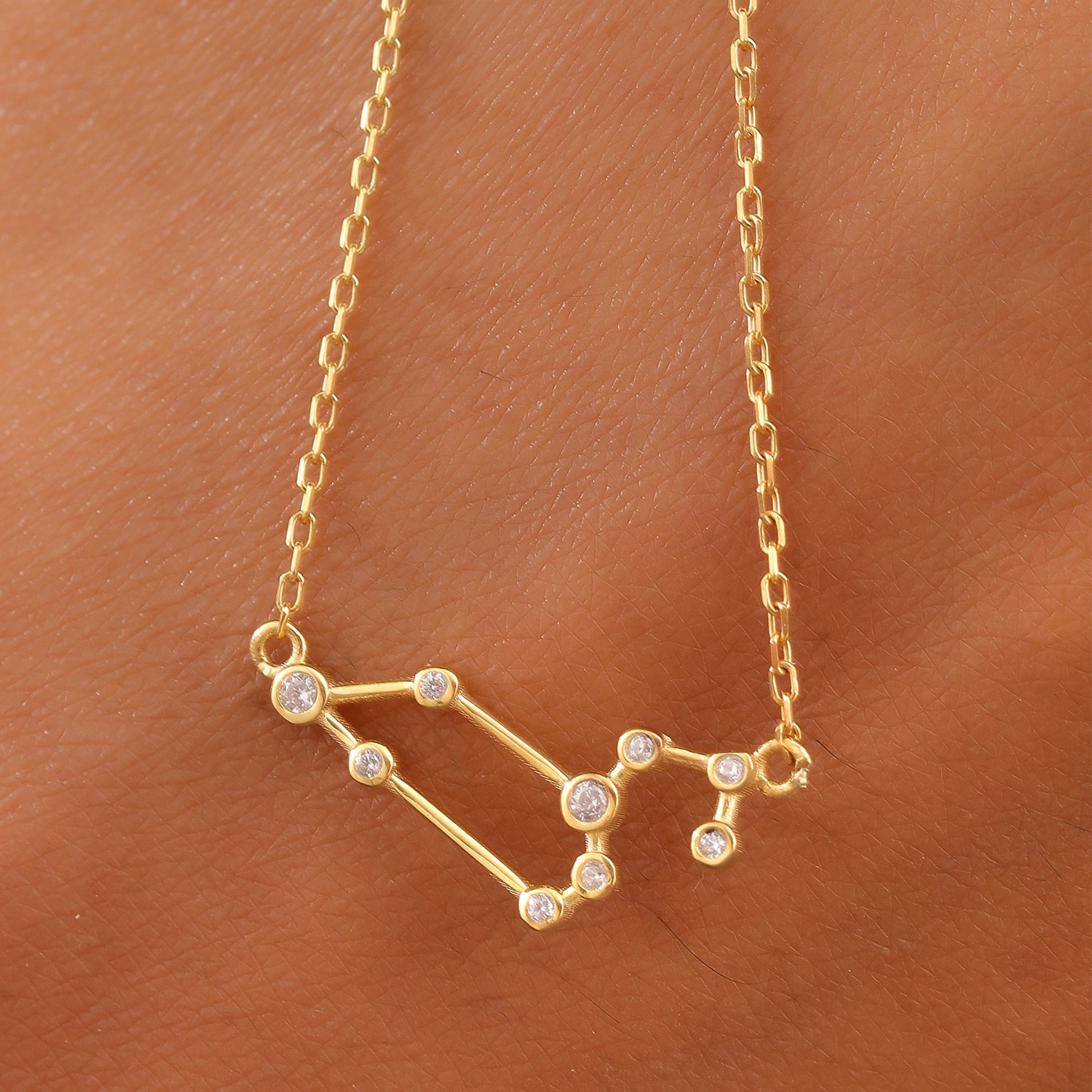 Zodiac Constellation Necklace Sterling Silver - Dainty Personalized Jewelry | Custom Necklaces & Gifts