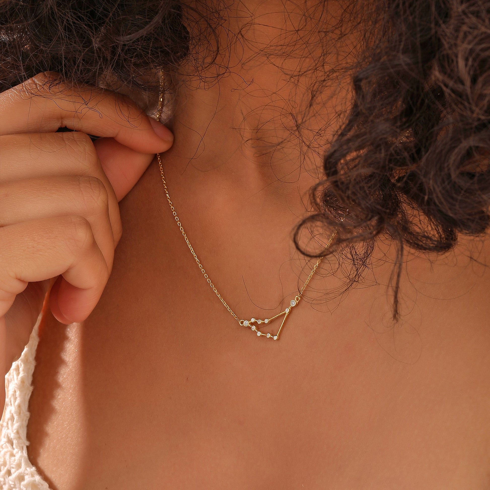 Zodiac Constellation Necklace Sterling Silver - Dainty Personalized Jewelry | Custom Necklaces & Gifts